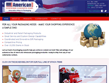 Tablet Screenshot of americancontainerconcepts.com